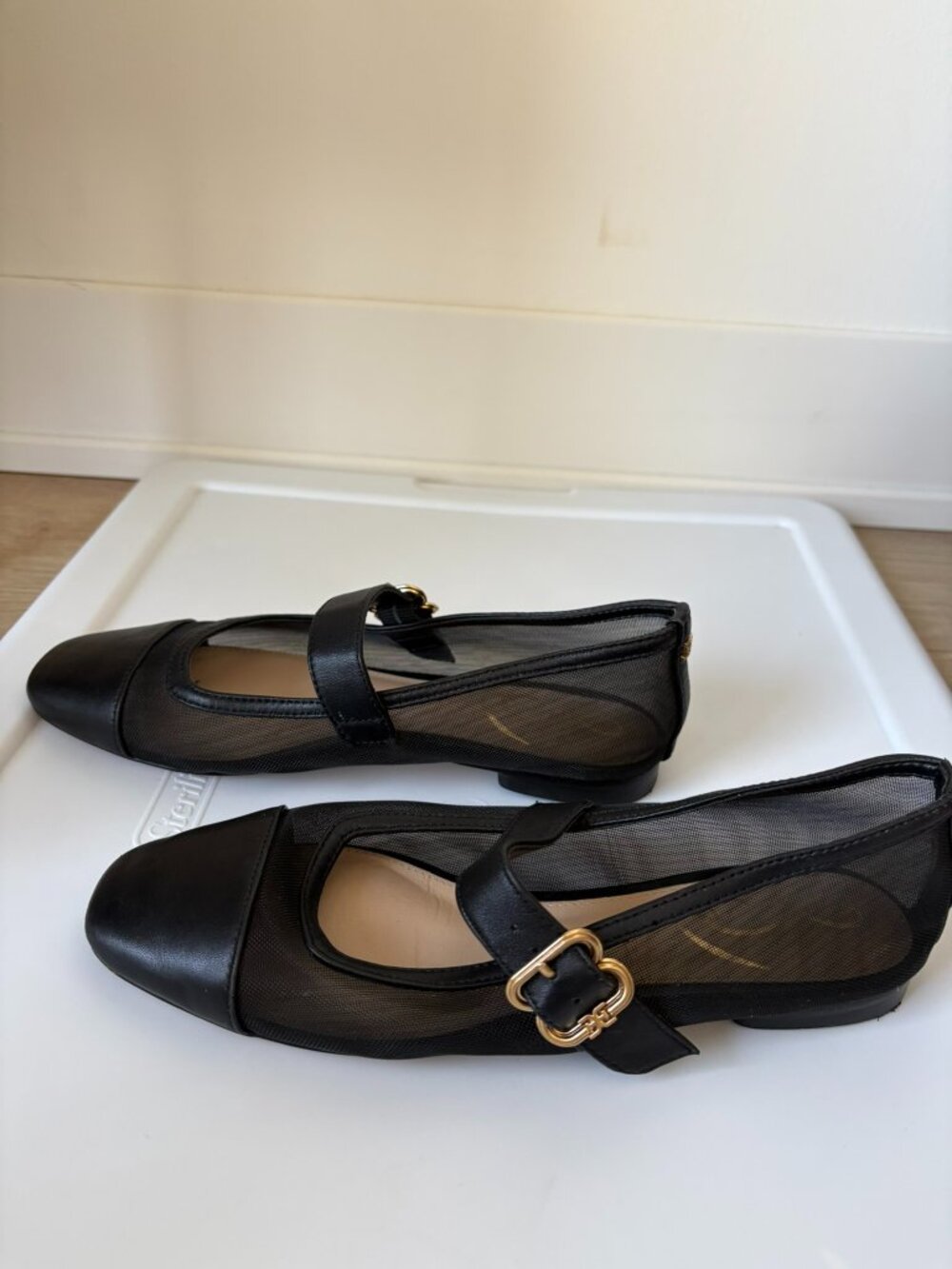 Sam Edelman Miranda Mary Jane Mesh Ballet Flats - Picture 5 of 8